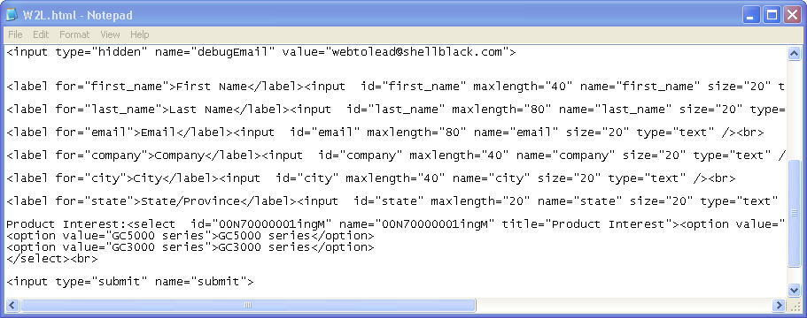 Drop HTML Into NotePad Drop HTML Into NotePad