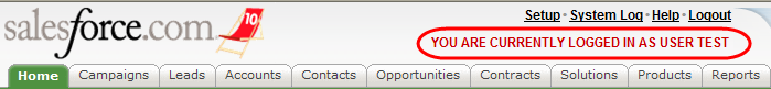 UseAreLoggedInAs Logged In As User