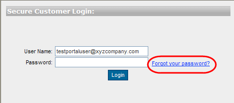 Forgot Password Link Forgot Password Link