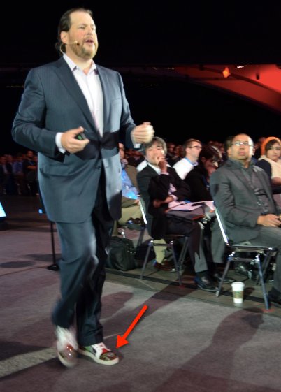 Marc Benioff's Dreamforce 12 Style - Sneakers Steal the Show